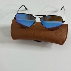 Ray Ban Aviator Sunglasses 3025 002/40 Gunmetal/Black